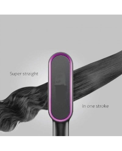 Κεραμική Θερμαινόμενη Βούρτσα Μαλλιών - Hair straightener HQT-909B