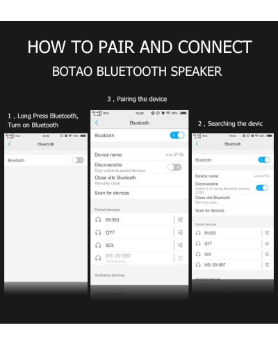 Επαναφορτιζόμενο Φορητό Ηχείο - Ραδιόφωνο Bluetooth WSTER WS-2519BT