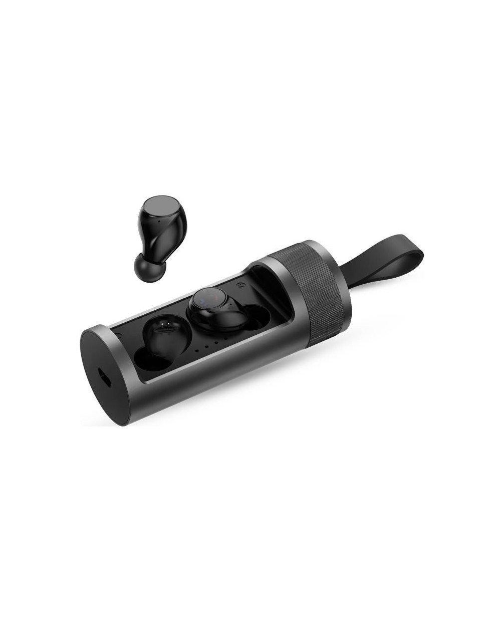 Bluetooth TWS Ακουστικά με Αλουμινένια Θήκη Φόρτισης NOD SOUNDTUBE