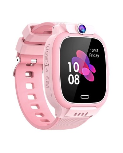 Παιδικό Ρολόι Kids Smartwatch 1,44'' Touch Screen με Κάρτα SIM, Κάμερα & Συναγερμό Y31 Ροζ