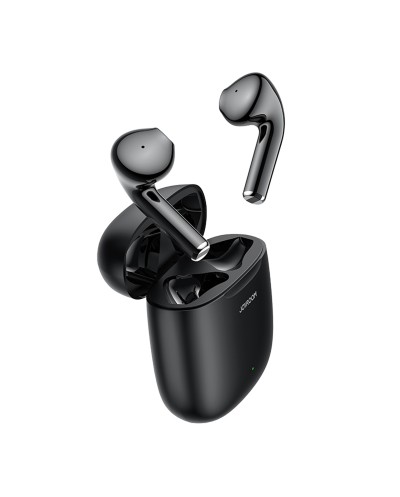 GloboStar® 87055 JOYROOM Originals JR-T13 Bilateral TWS Earphones με Θήκη Φόρτισης True Wireless Bluetooth V5.0 Binaural Συμβατό με iOS & Android Μαύρο