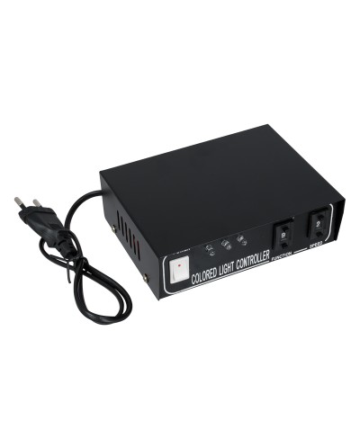 GloboStar® 22612-TUBE RGB Controller - Μεταλλάκτης Τροφοδοσίας AC/DC 230V IP20 για TUBE 360° Degree Neon Flex LED RGB 4 Pin Max 1500W - Έως 100 Μέτρα