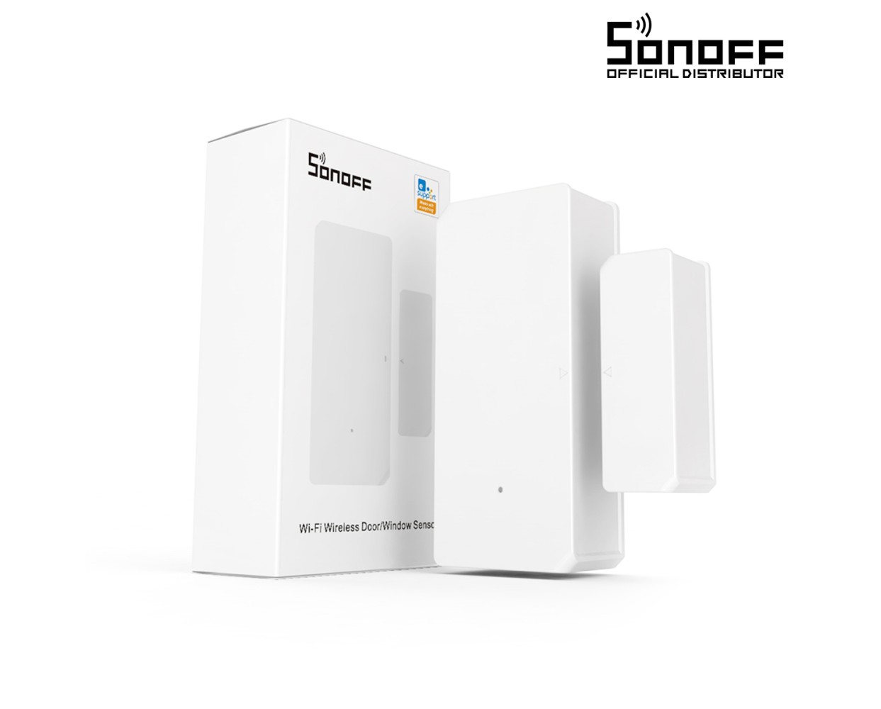 GloboStar® 80032 SONOFF DW2-R2 - Wi-Fi Wireless Door/Window Security Sensor