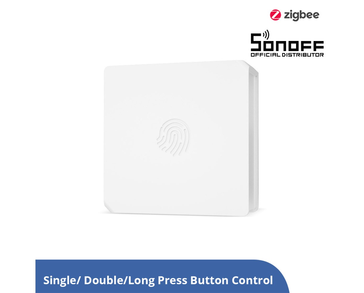 GloboStar® 80047 SONOFF SNZB-01-R3 - Zigbee Wireless 3 Way Touch Button Switch