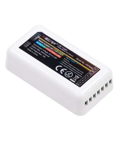 GloboStar® 73433 FUT039 Mi-BOXER DC RF 2.4Ghz 5 in 1 High Speed Controller / Dimmer 5 Καναλιών DC 12-24V 5 x 6A 144W - Max 10A 240W - IP20 RGBW+WW - Μ8.5 x Π4.5 x Υ22cm - 5 Years Warranty