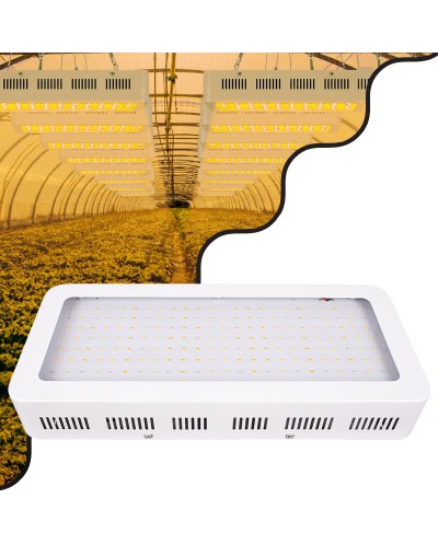 GloboStar® 85953 Grow Light Hydro Full Spectrum LED Φωτιστικό Ανάπτυξης Φυτών Υδροπονικού Θερμοκηπίου SMD 2835 160W 160° AC230V IP54 Εσωτερικού Χώρου για Κάλυψη Επιφάνειας 3m x 3m Πλήρους Φάσματος Φωτισμού