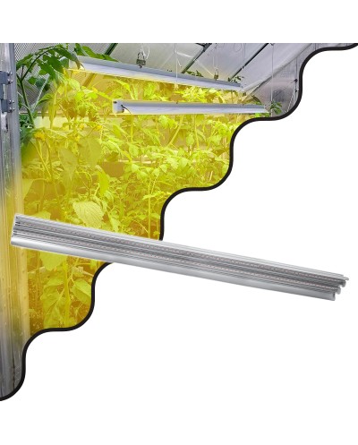 GloboStar® 85959 Linear Grow Light Hydro Spectrum LED Γραμμικό Φωτιστικό Ανάπτυξης Φυτών Υδροπονικού Θερμοκηπίου 120cm SMD 2835 200W 120° AC230V IP54 Εσωτερικού Χώρου για Κάλυψη Επιφάνειας 1.2m x 1.2m