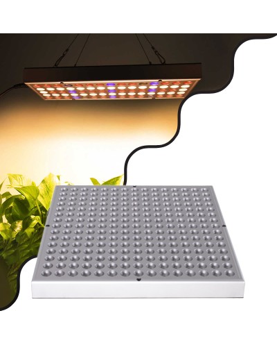 GloboStar® 85955 Grow Light Panel Hydro Spectrum LED Φωτιστικό Ανάπτυξης Φυτών Υδροπονικού Θερμοκηπίου SMD 2835 100W 160° AC230V IP54 Εσωτερικού Χώρου για Κάλυψη Επιφάνειας 1m x 1m