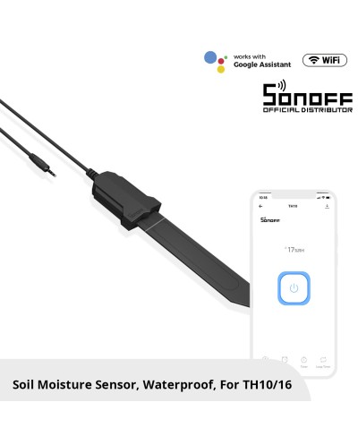 GloboStar® 80059 SONOFF MS01 - Smart Soil Moisture Sensor TH Sensor for TH10 & TH16 Models