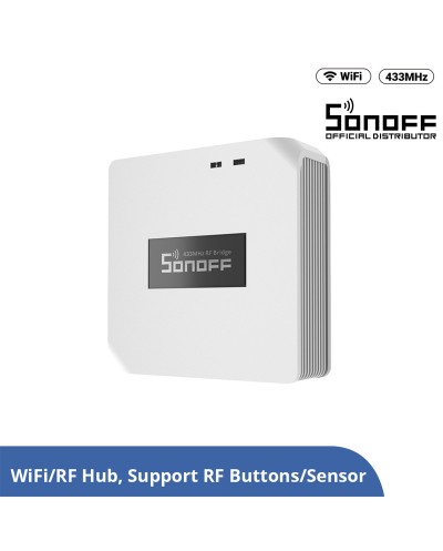 GloboStar® 80052 SONOFF RF BRIDGER2 - 433MHz RF to Wi-Fi Smart Hub - Switch Hub