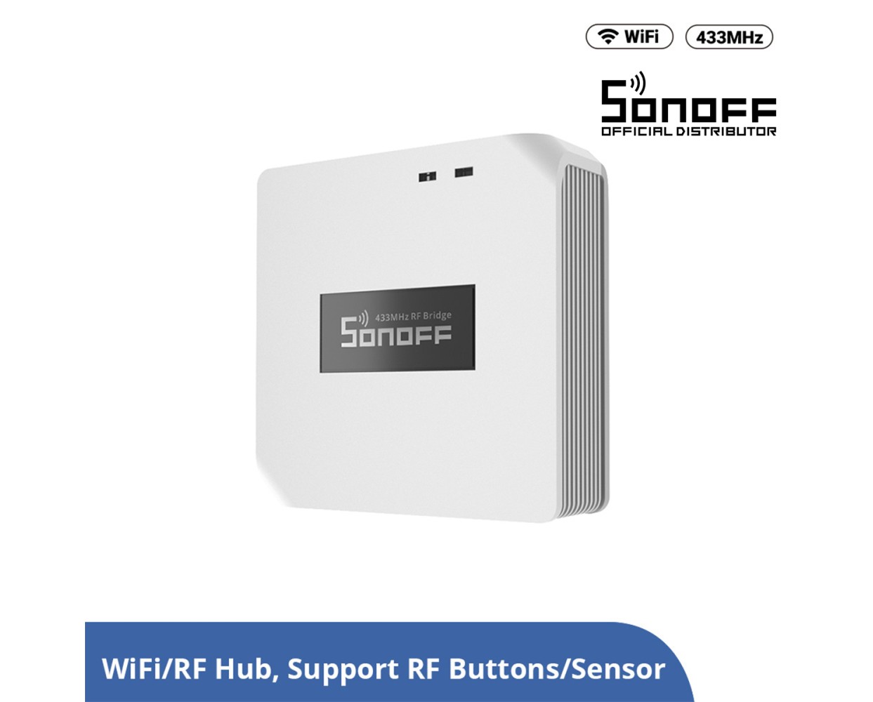 GloboStar® 80052 SONOFF RF BRIDGER2 - 433MHz RF to Wi-Fi Smart Hub - Switch Hub