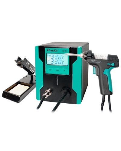 GloboStar® 79994 Proskit SS-331H Desoldering Station - Επαγγελματικός Σταθμός Αποκόλλησης Ρεύματος 140W AC 220-240V με Ρύθμιση Θερμοκρασίας 160°C έως 480°C Μ13 x Π18.5 x Υ16cm