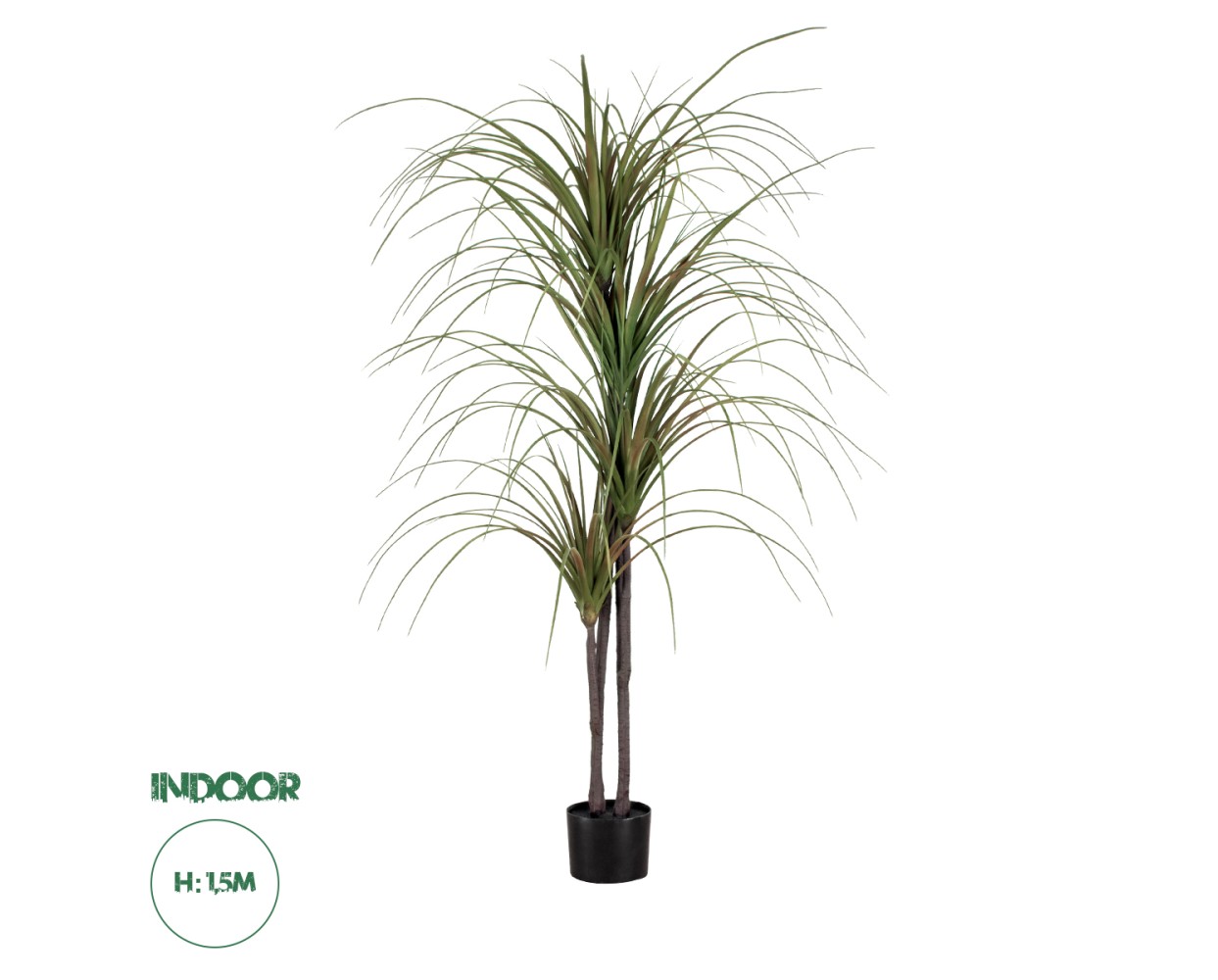 GloboStar® Artificial Garden DRAGON BLOOD TREE 20015 - Τεχνητό Διακοσμητικό Φυτό Δράκαινα Υ150cm