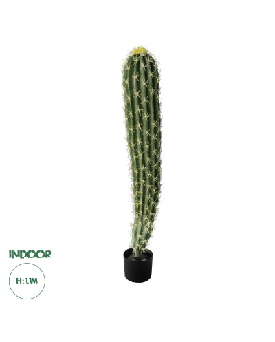 GloboStar® Artificial Garden CEREUS JAMACARU CACTUS 20120 Τεχνητό Διακοσμητικό Φυτό Κάκτος Κηρίος Υ110cm