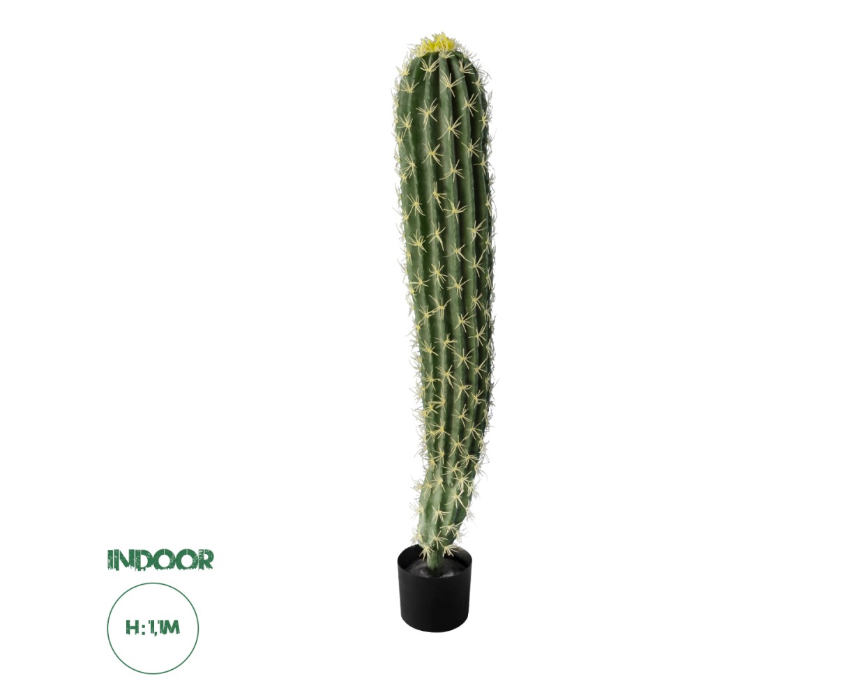 GloboStar® Artificial Garden CEREUS JAMACARU CACTUS 20120 Τεχνητό Διακοσμητικό Φυτό Κάκτος Κηρίος Υ110cm