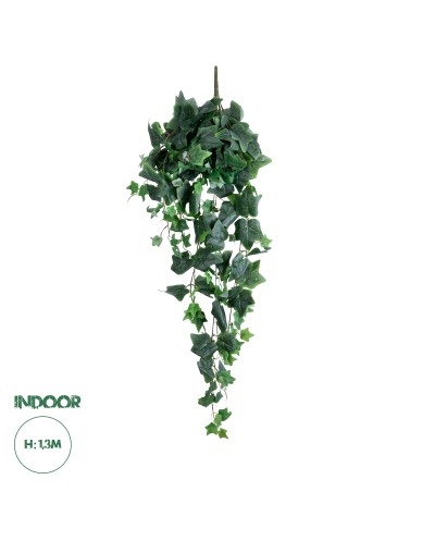 GloboStar® Artificial Garden IVY HANGING BRANCH 20252 Τεχνητό Διακοσμητικό Κρεμαστό Φυτό Κισσός Υ130cm