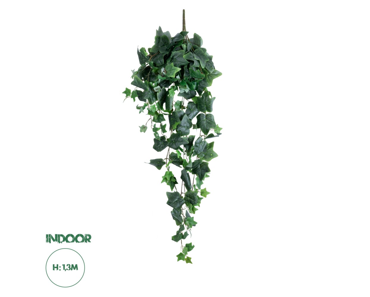 GloboStar® Artificial Garden IVY HANGING BRANCH 20252 Τεχνητό Διακοσμητικό Κρεμαστό Φυτό Κισσός Υ130cm