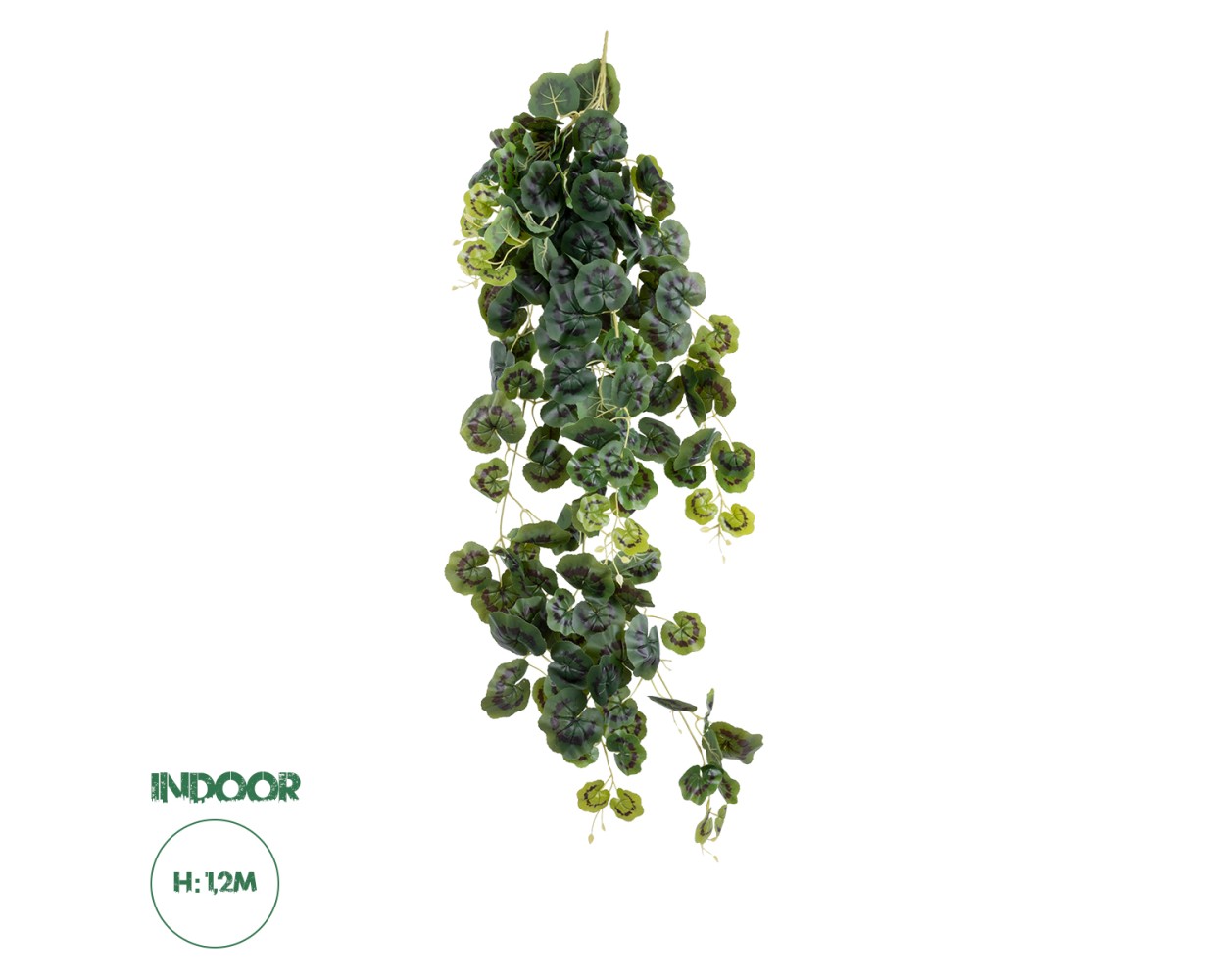 GloboStar® Artificial Garden BEGONIA HANGING BRANCH 20245 Τεχνητό Διακοσμητικό Κρεμαστό Φυτό Βεγονία Υ120cm