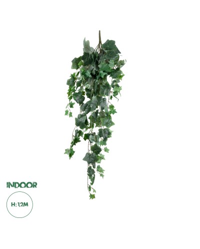 GloboStar® Artificial Garden IVY HANGING BRANCH 20244 Τεχνητό Διακοσμητικό Κρεμαστό Φυτό Κισσός Υ120cm