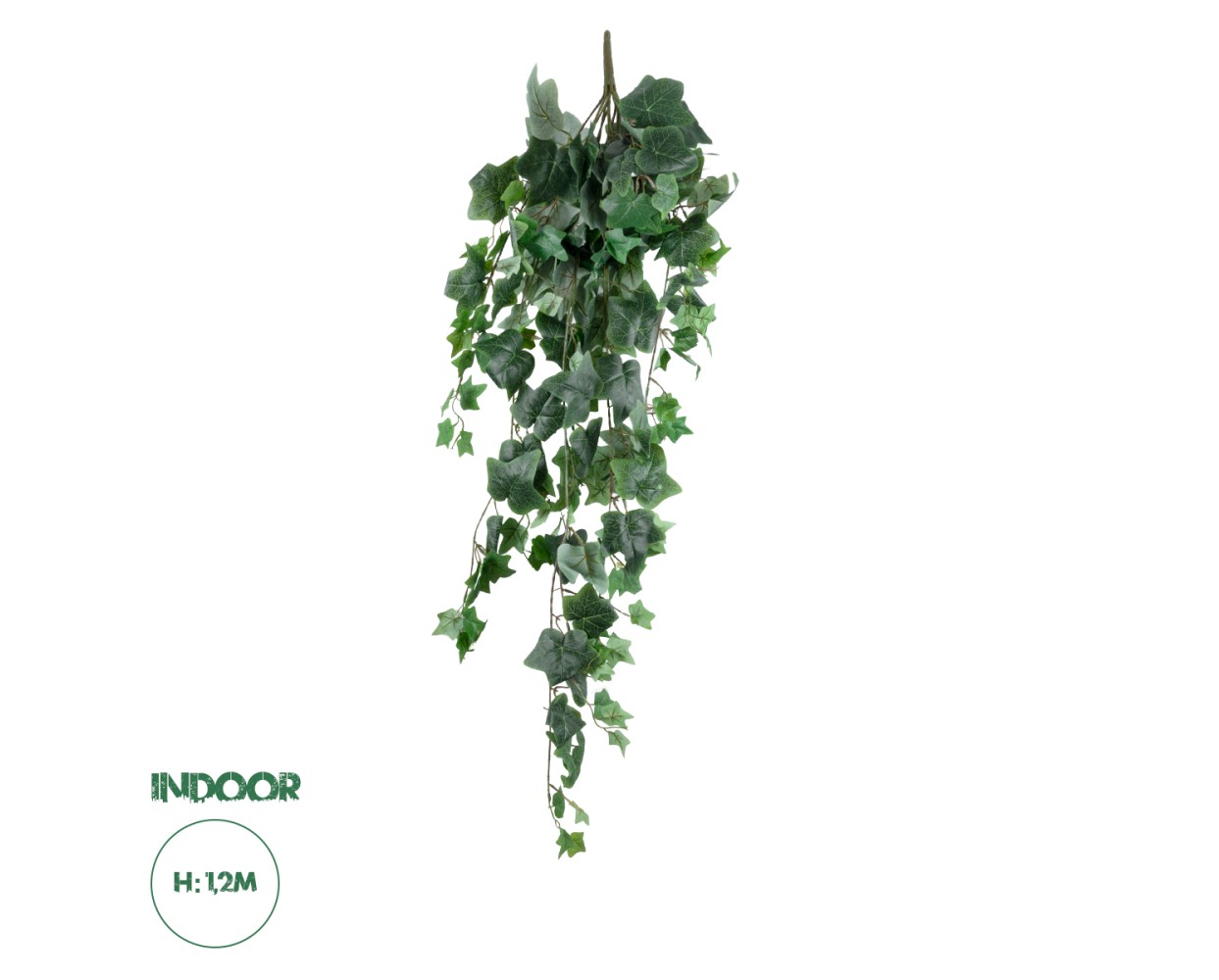 GloboStar® Artificial Garden IVY HANGING BRANCH 20244 Τεχνητό Διακοσμητικό Κρεμαστό Φυτό Κισσός Υ120cm