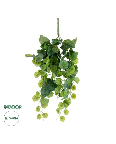 GloboStar® Artificial Garden BEGONIA HANGING BRANCH 20239 Τεχνητό Διακοσμητικό Κρεμαστό Φυτό Βεγονία Υ60cm