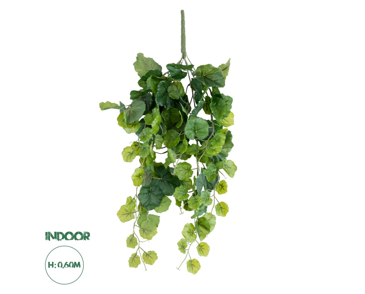 GloboStar® Artificial Garden BEGONIA HANGING BRANCH 20239 Τεχνητό Διακοσμητικό Κρεμαστό Φυτό Βεγονία Υ60cm