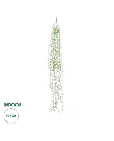 GloboStar® Artificial Garden TILLANDSIA HANGING BRANCH 20236 Τεχνητό Διακοσμητικό Κρεμαστό Φυτό Ισπανικό Βρύο Τιλάντσια Υ120cm