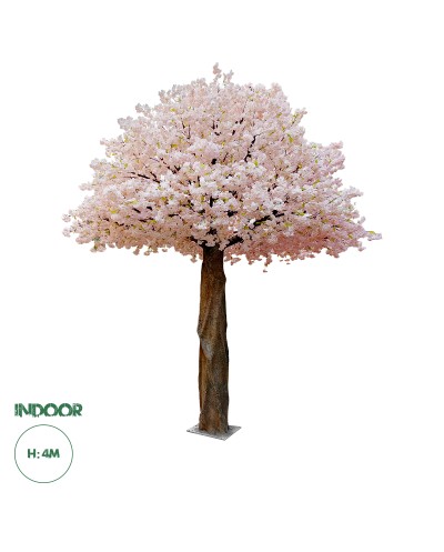 GloboStar® Artificial Garden CHERRY PRUNUS BLOSSOM TREE 20167 Τεχνητό Διακοσμητικό Δέντρο Άνθος Κερασιάς Προύμνη Υ400cm