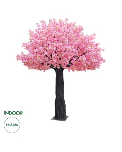 GloboStar® Artificial Garden CHERRY PRUNUS BLOSSOM TREE 20164 Τεχνητό Διακοσμητικό Δέντρο Άνθος Κερασιάς Προύμνη Υ340cm