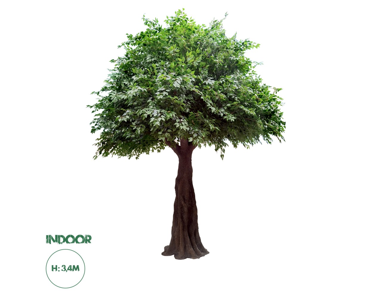 GloboStar® Artificial Garden BANYAN FICUS TREE 20160 Τεχνητό Διακοσμητικό Δέντρο Ινδική Συκιά Φίκος Υ340cm