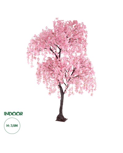 GloboStar® Artificial Garden CHERRY BLOSSOM TREE 20166 Τεχνητό Διακοσμητικό Δέντρο Άνθος Κερασιάς Υ380cm