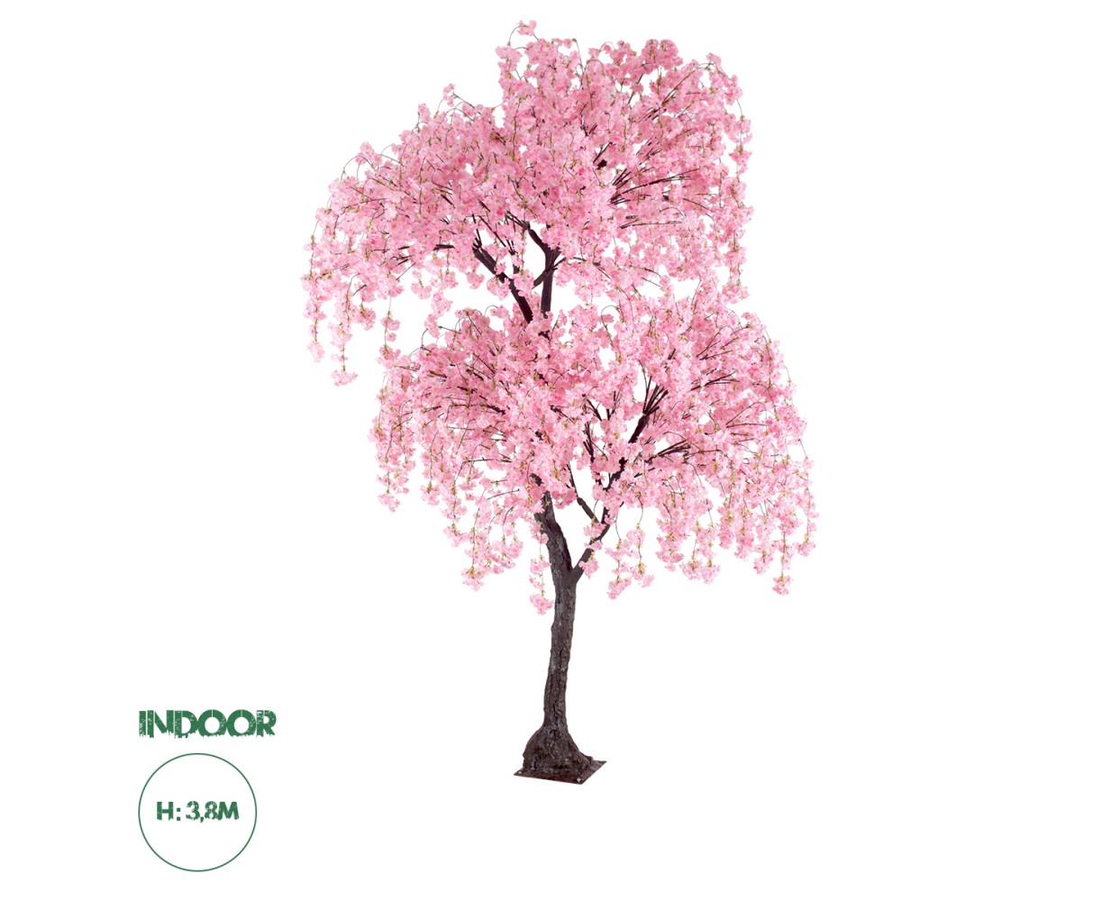 GloboStar® Artificial Garden CHERRY BLOSSOM TREE 20166 Τεχνητό Διακοσμητικό Δέντρο Άνθος Κερασιάς Υ380cm