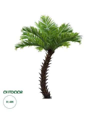 GloboStar® Artificial Garden PHOENIX ROEBELENII PALM TREE 20188 Τεχνητό Διακοσμητικό Φυτό Φοινικόδεντρο Ρομπελίνι Εξωτερικού Χώρου IP68 UV Certified Protection Υ400cm