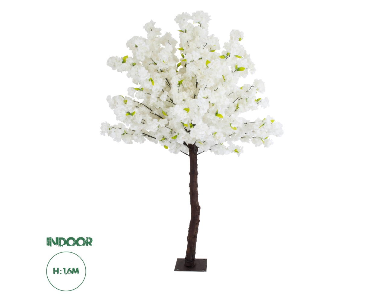 GloboStar® Artificial Garden BIANCA CHERRY BLOSSOM TREE 20141 Τεχνητό Διακοσμητικό Δέντρο Λευκή Κερασιά Υ160cm