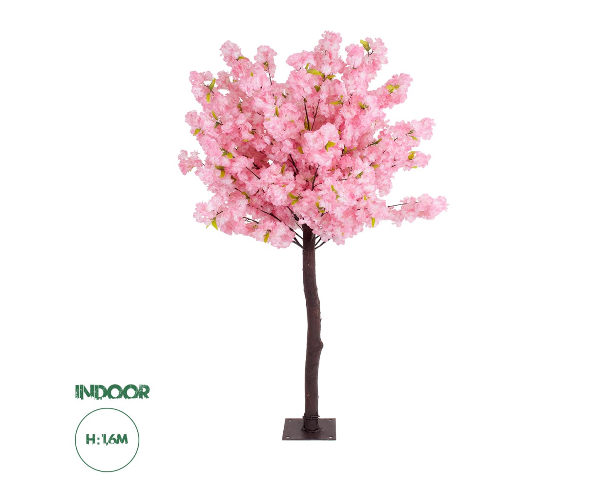 GloboStar® Artificial Garden PINK CHERRY BLOSSOM TREE 20140 Τεχνητό Διακοσμητικό Δέντρο Ροζ Κερασιά Υ160cm