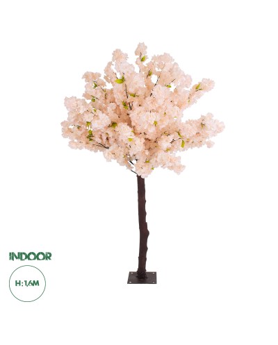 GloboStar® Artificial Garden SALMON CHERRY BLOSSOM TREE 20139 Τεχνητό Διακοσμητικό Δέντρο Σομόν Κερασιά Υ160cm