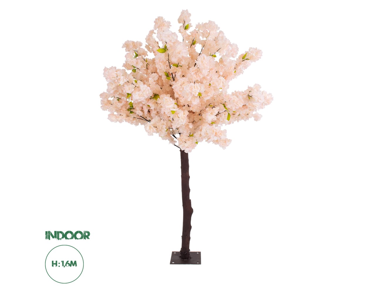 GloboStar® Artificial Garden SALMON CHERRY BLOSSOM TREE 20139 Τεχνητό Διακοσμητικό Δέντρο Σομόν Κερασιά Υ160cm