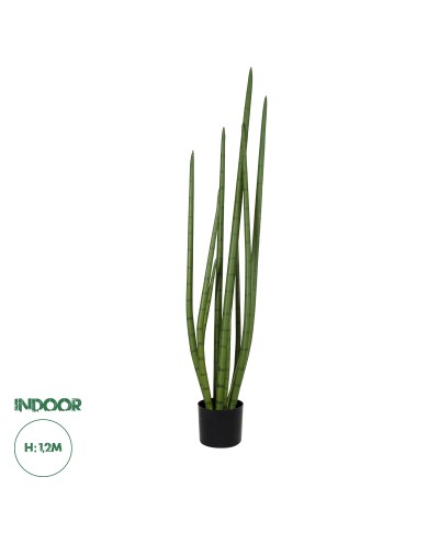 GloboStar® Artificial Garden SANSEVIERIA CYLINDRICA 20210 Τεχνητό Διακοσμητικό Φυτό Σανσεβιέρια Υ120cm