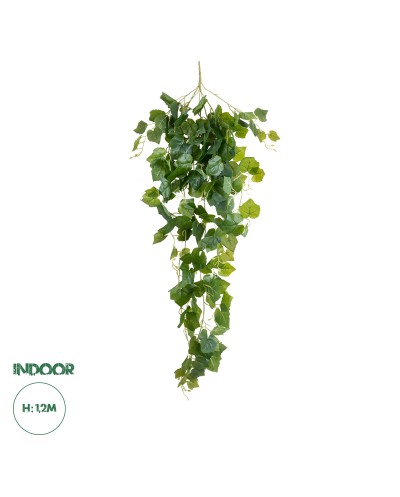 GloboStar® Artificial Garden IVY HANGING BRANCH 20248 Τεχνητό Διακοσμητικό Κρεμαστό Φυτό Κισσός Υ120cm