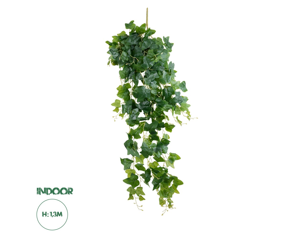 GloboStar® Artificial Garden IVY HANGING BRANCH 20251 Τεχνητό Διακοσμητικό Κρεμαστό Φυτό Κισσός Υ130cm