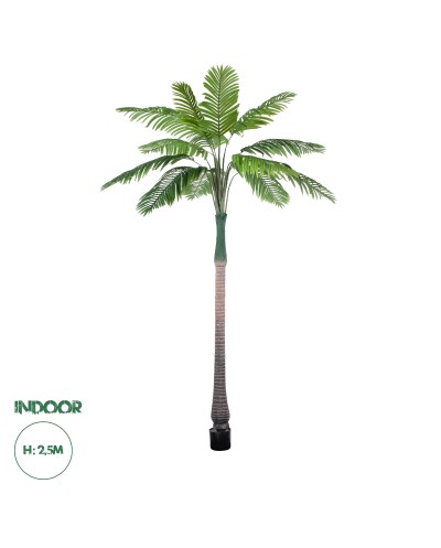 GloboStar® Artificial Garden COCONUT PALM TREE 20088 Τεχνητό Διακοσμητικό Φυτό Φοινικόδεντρο Κοκοφοίνικας Υ250cm