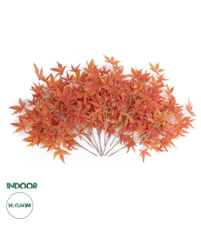 GloboStar® Artificial Garden MAPLE BRANCH 20230 10 x Τεχνητά Διακοσμητικά Κλαδία Σφένδαμου Π55 x Υ60cm