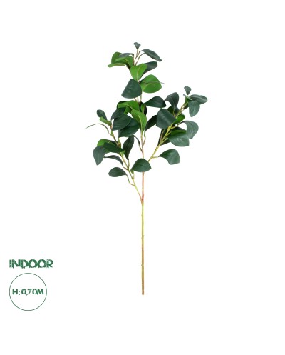 GloboStar® Artificial Garden LAURUS NOBILIS BRANCH 20224 Τεχνητό Διακοσμητικό Κλαδί Δάφνης Π35 x Υ70cm