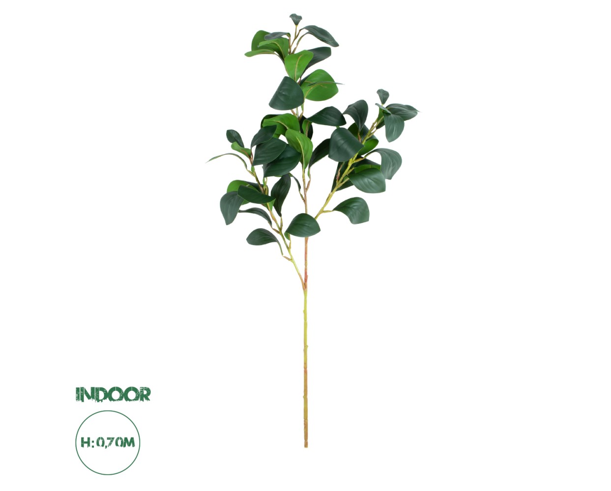 GloboStar® Artificial Garden LAURUS NOBILIS BRANCH 20224 Τεχνητό Διακοσμητικό Κλαδί Δάφνης Π35 x Υ70cm