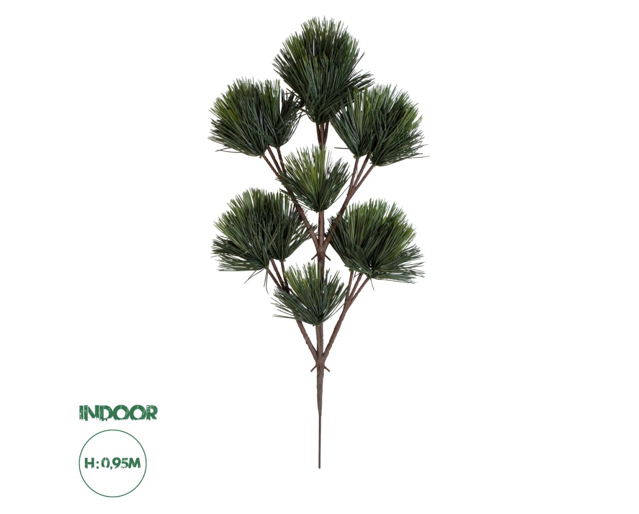 GloboStar® Artificial Garden PINUS MASSONIANA BRANCH 20218 Τεχνητό Διακοσμητικό Κλαδί Πεύκου Π52 x Υ95cm