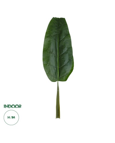 GloboStar® Artificial Garden BANANA TREE LEAF 20177 - Τεχνητό Διακοσμητικό Φύλο Μπανανιάς - Μπανανόδεντρου Π30 x Υ100cm