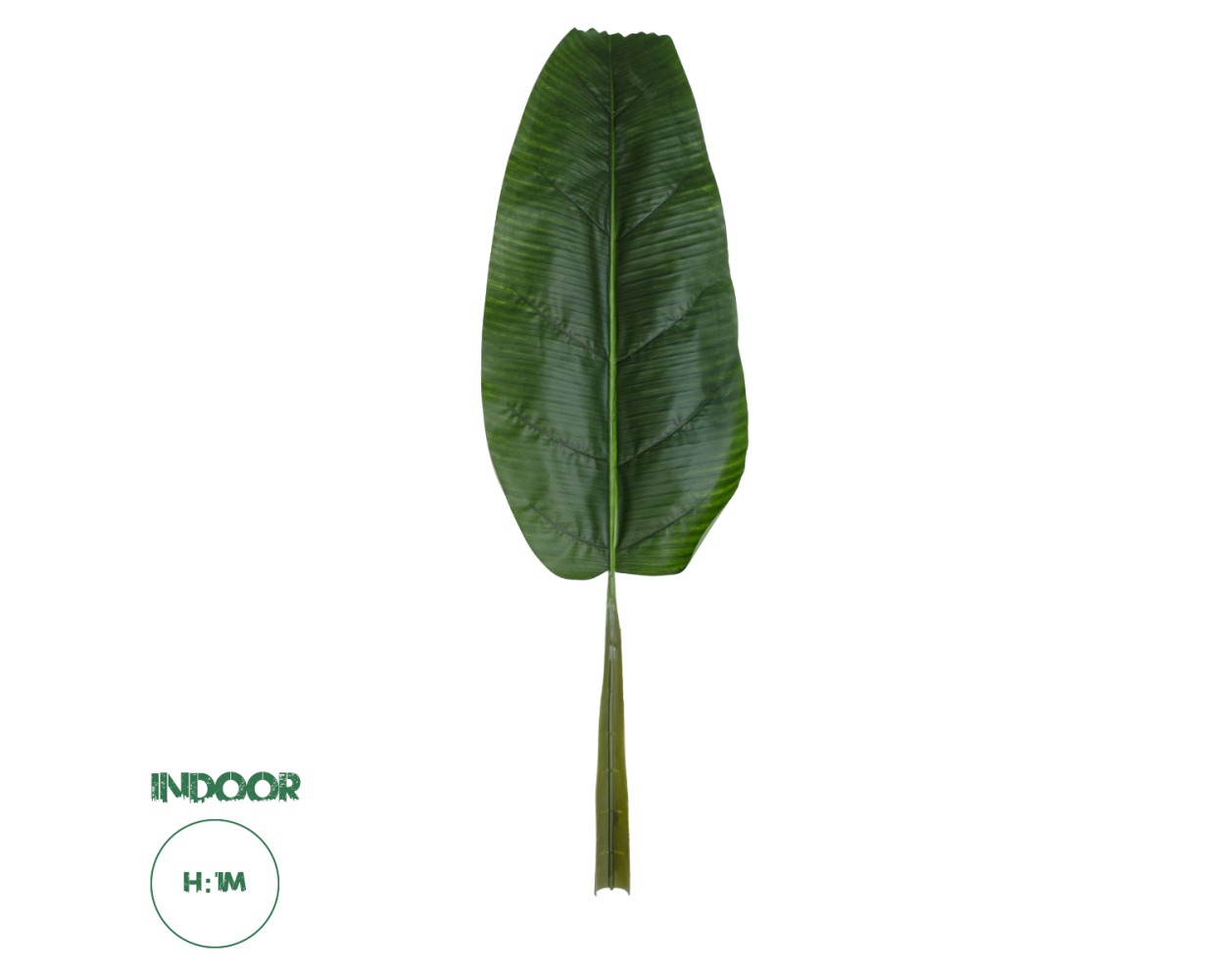 GloboStar® Artificial Garden BANANA TREE LEAF 20177 - Τεχνητό Διακοσμητικό Φύλο Μπανανιάς - Μπανανόδεντρου Π30 x Υ100cm