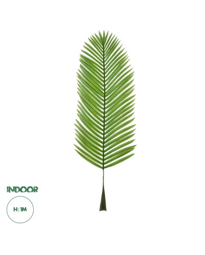 GloboStar® Artificial Garden ARECA PALM LEAF 20175 - Τεχνητό Διακοσμητικό Φύλο Φοινικόδεντρου Αρέκα Π45 x Υ100cm