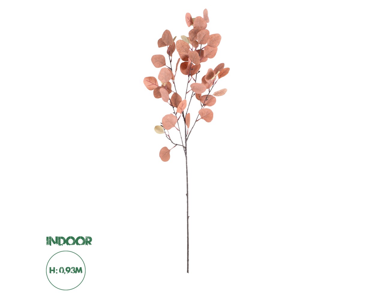 GloboStar® Artificial Garden EUCALYPTUS BRANCH 20257 Τεχνητό Διακοσμητικό Κλαδί Ευκάλυπτου Π27 x Υ93cm