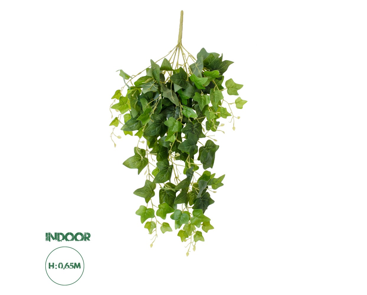 GloboStar® Artificial Garden IVY HANGING BRANCH 20253 Τεχνητό Διακοσμητικό Κρεμαστό Φυτό Κισσός Υ130cm